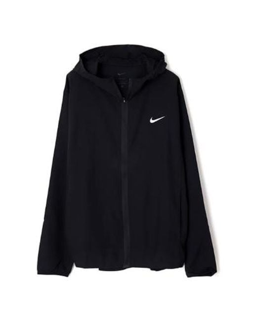 Nike Black Form Dri-Fit Hooded Versatile Jacket for men