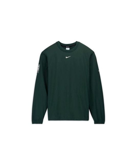 Nike Green X Nocta Long Sleeve Woven Pullover for men