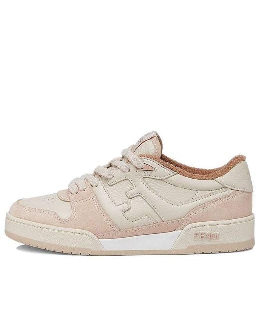 Fendi Natural (Wmns) Match Low Top Suede
