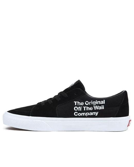 Vans Black Sk8-Low Low Top Casual Skate Shoes for men