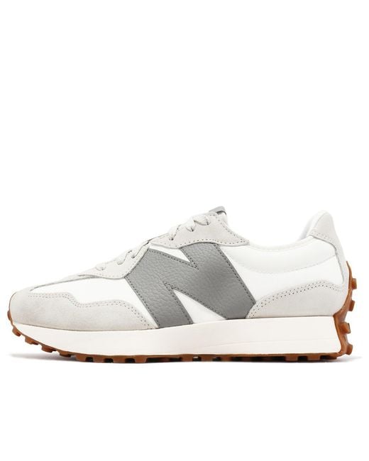 New Balance White 327 'Moonbeam' for men