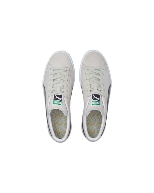PUMA White Suede Croc Retro Casual Skateboarding Shoes for men