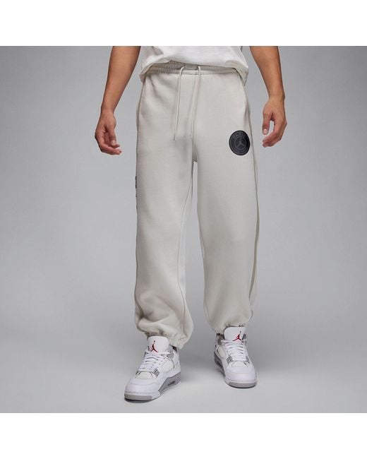 Nike White X Paris Saint-Germain Sweatpants 'Light Bone' for men