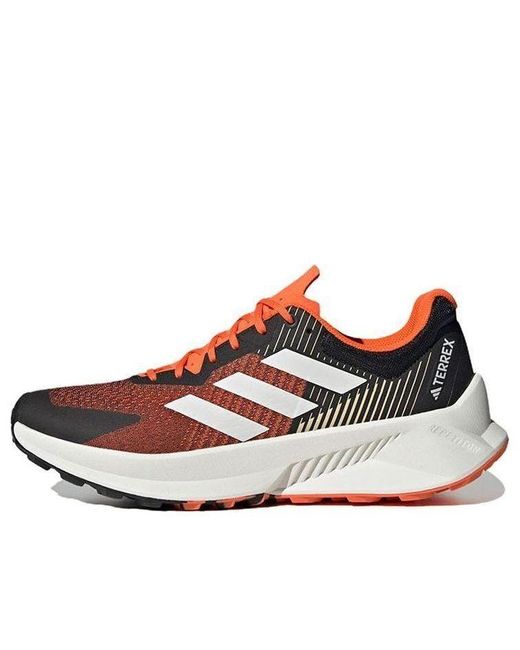 Adidas Red Soulstride Flow Trainers Cblack / Crywht / Impora for men
