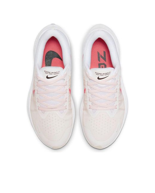 Nike White (Wmns) Air Zoom Winflo 8 Flash Crimson'