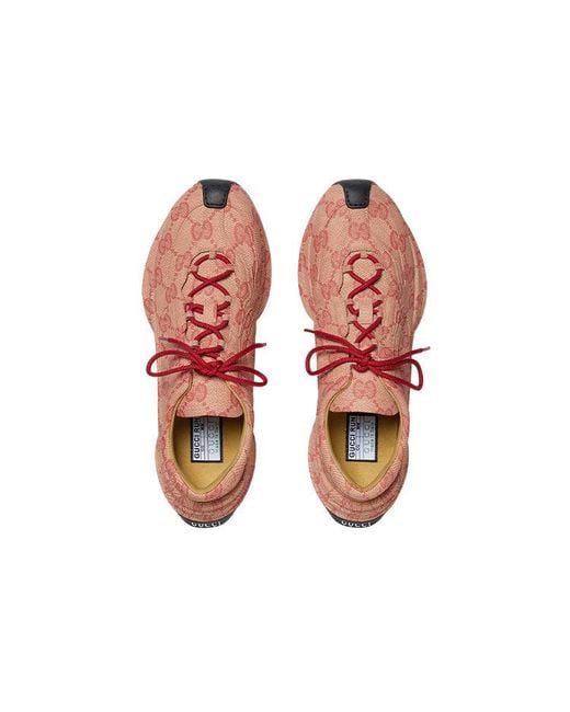Gucci Pink Run Sneaker Hibiscus Monogram' for men