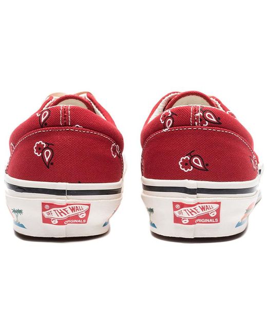 Vans Red Og Era Lx 'Paisley for men