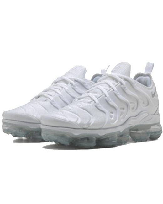 Nike White Air Vapormax Plus Platinum' for men