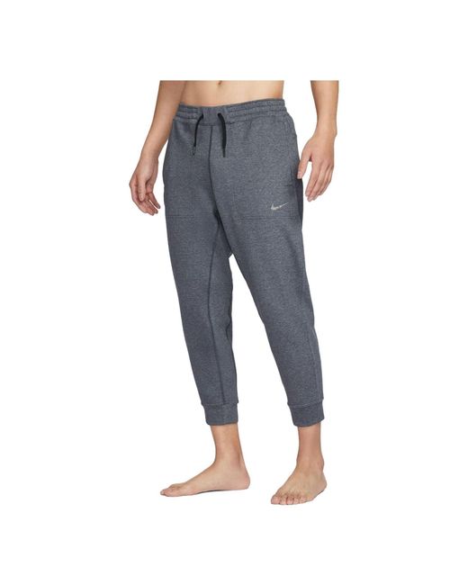 Nike Blue Yoga Dri-Fit Pants for men
