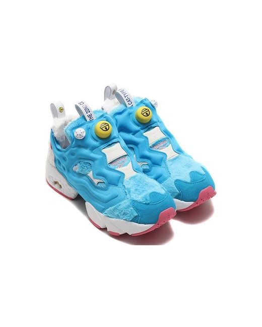 Reebok Blue Doraemon X Atmos X Instapump Fury Og 'Furry' for men