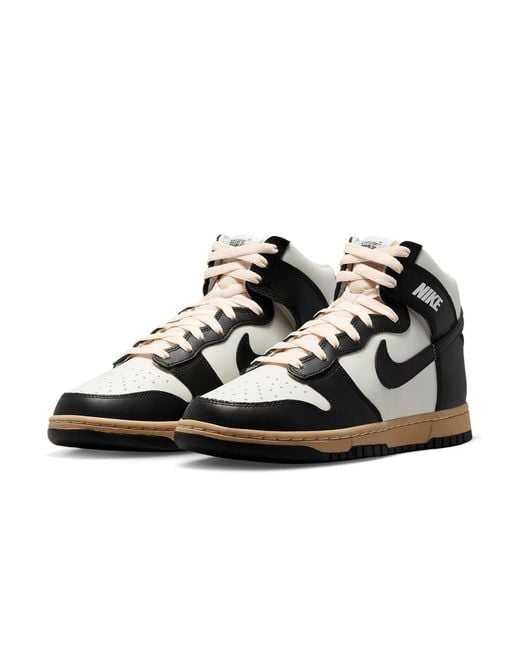 Nike Black (Wmns) Dunk High Se 'Vintage Panda'