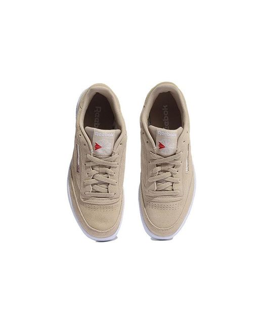Reebok Brown Club C 85 Low-Top Sneakers