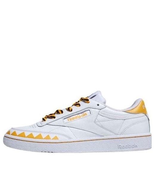 Reebok White Sanrio X Club C 85 'Gudetama' for men