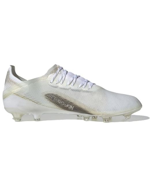 Adidas White X Ghosted.1 Ag Metallic Melange' for men