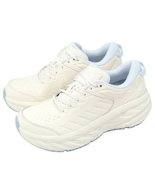 Hoka One One White Bondi Sr 'Alabaster Overcast' for men