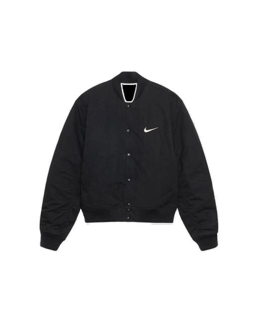 Nike Black X Stussy Reversible Jacket for men
