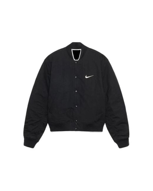 Nike Black X Stussy Reversible Jacket for men