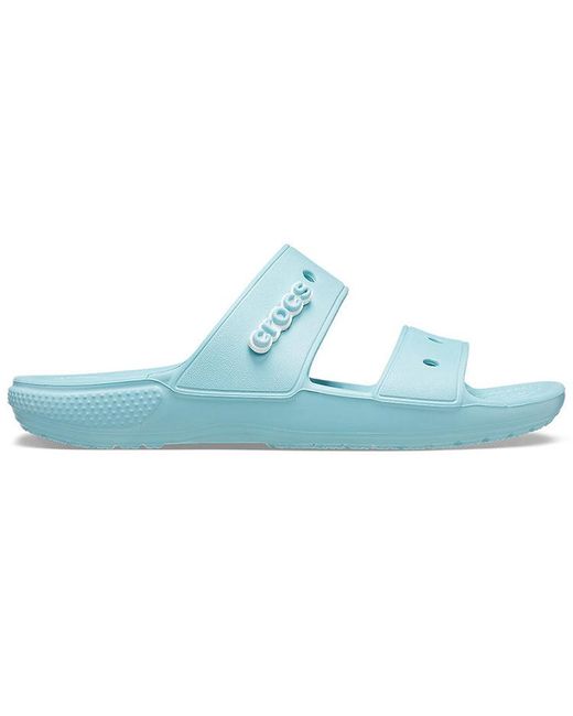 CROCSTM Blue Classic Clog Cozy Sandals