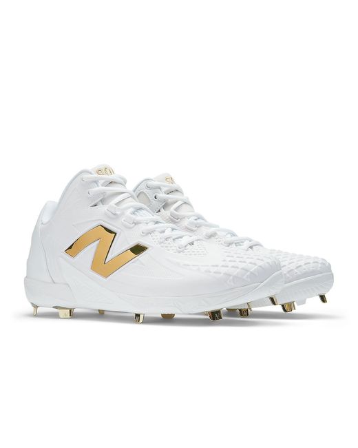 New Balance White Ohtani 1 Cleats Metallic' for men