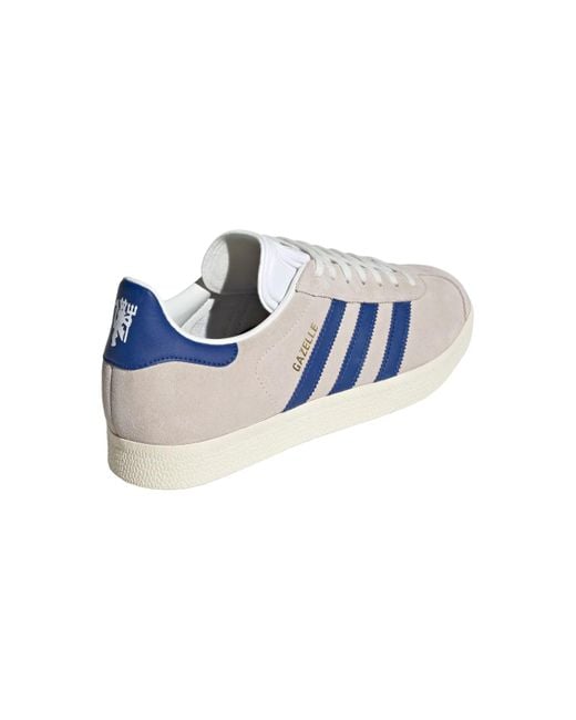 Adidas Blue Manchester United Gazelle 'Off Royal' for men