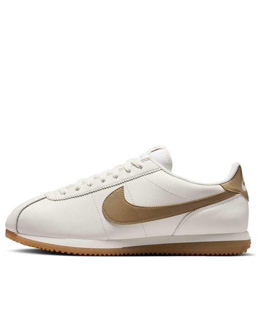 Nike White Cortez Leather 'Sail Gum Parachute' for men