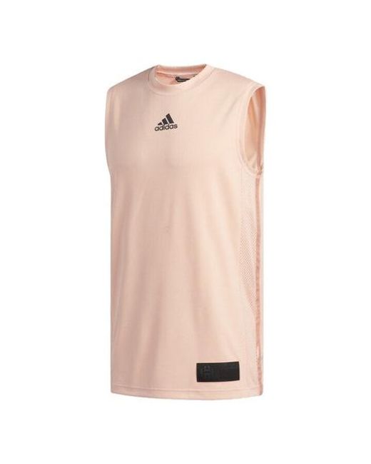 Adidas Pink Harden Swagger Breathable Sports Basketball Vest for men