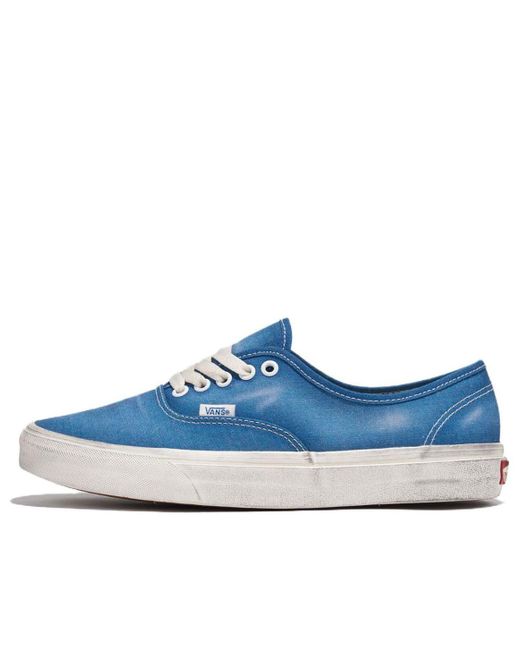Vans Blue Authentic 'Wave Washed' for men
