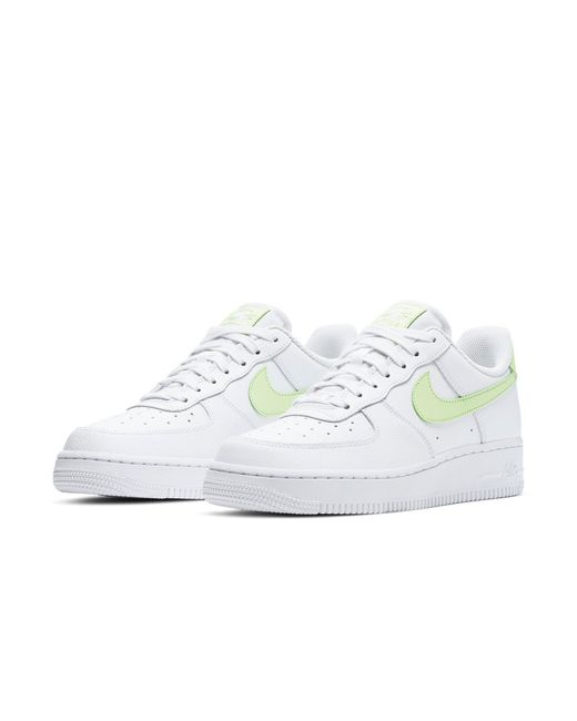 Nike White (Wmns) Air Force 1 '07 Barely Volt'