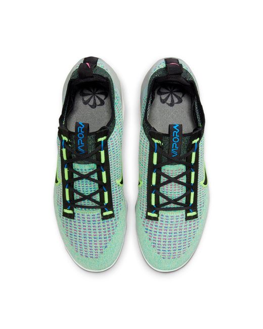 Nike Green Air Vapormax 2021 Flyknit Next Nature 'Volt Photo' for men