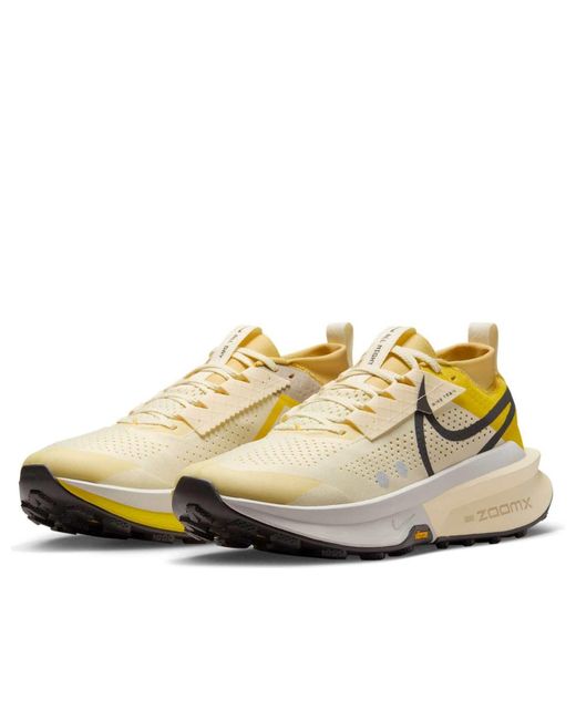 Nike Yellow Zoomx Zegama 2 'Alabaster Lightning Saturn' for men