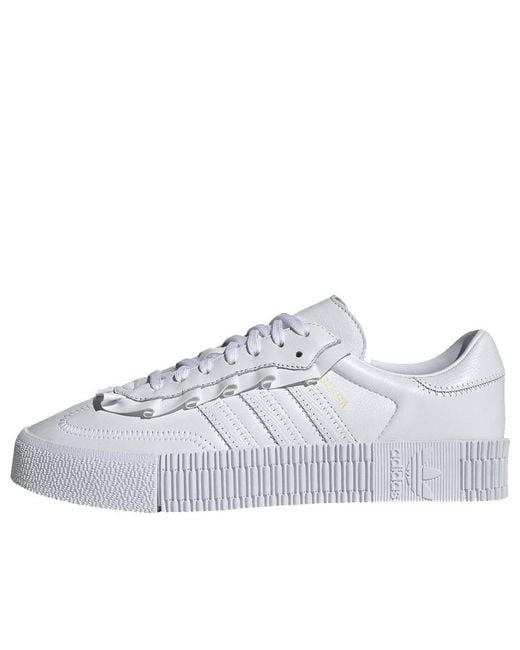 Adidas White (Wmns) Sambarose