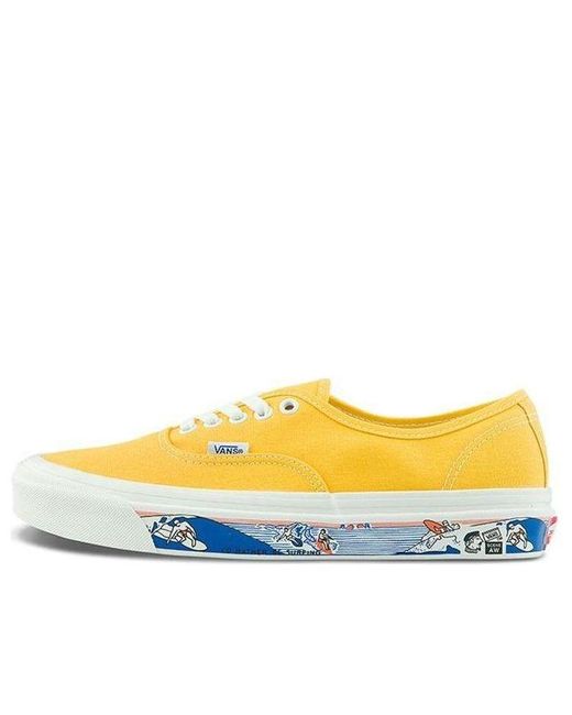 Vans Yellow Authentic 44 Dx 'Anaheim Factory for men