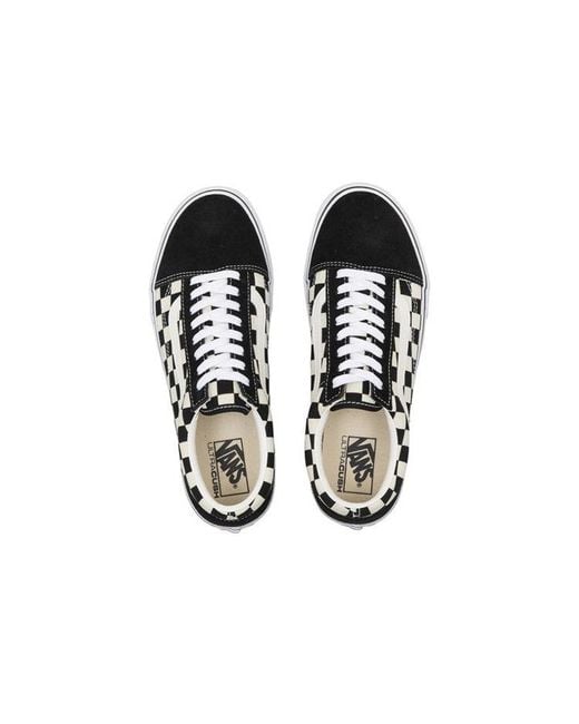 Vans Black Old Skool Dx Check for men