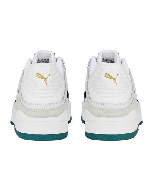 PUMA White Slipstream Suede Fs for men