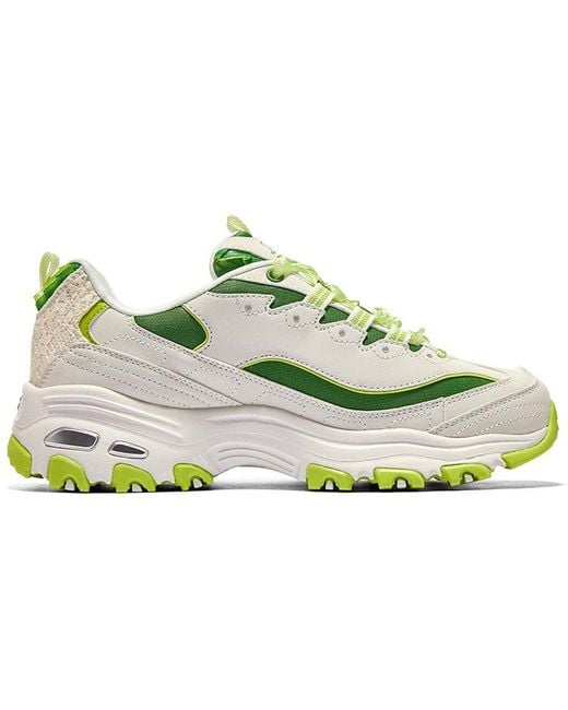 Skechers Green (Wmns) D'Lites 1.0 Chunky Sneakers