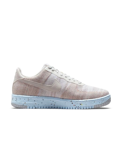 Nike White Air Force 1 Crater Flyknit for men