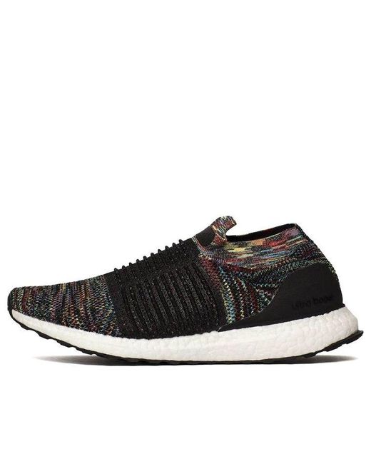 Adidas Black Ultra Boost Laceless Shock Active' for men