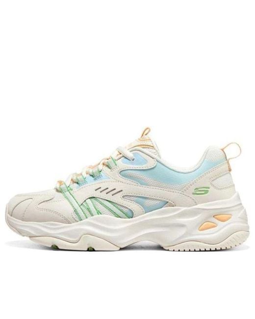 Skechers White (Wmns) D'Lites 'Cream Mint'