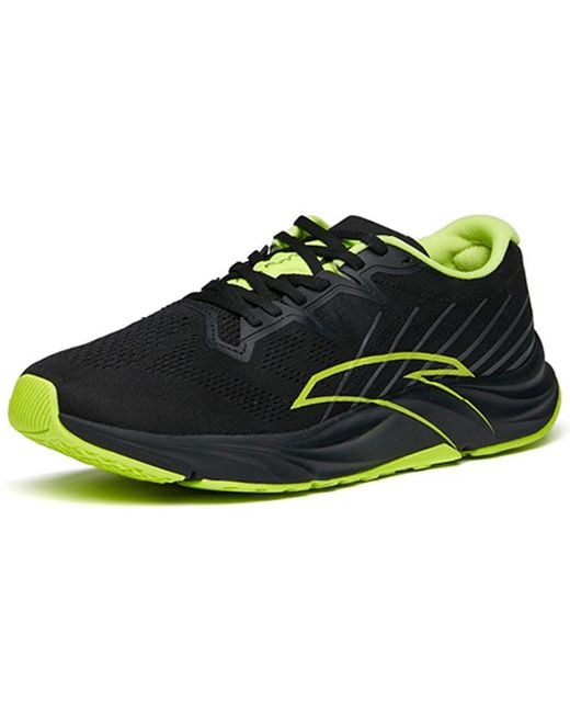 Anta Black Asphalt Road Fighter Lime' for men
