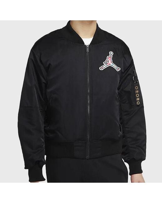 Nike Black Cny Bomber Jacket for men