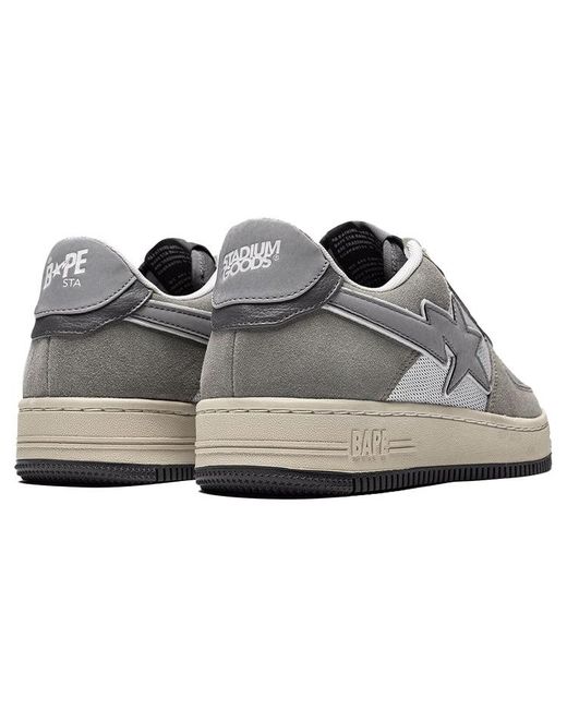 A Bathing Ape Gray Bape Sta 'Stadium Goods'