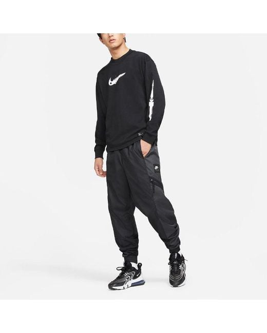 Nike Black Sportswear Sports Long Sleeves for men
