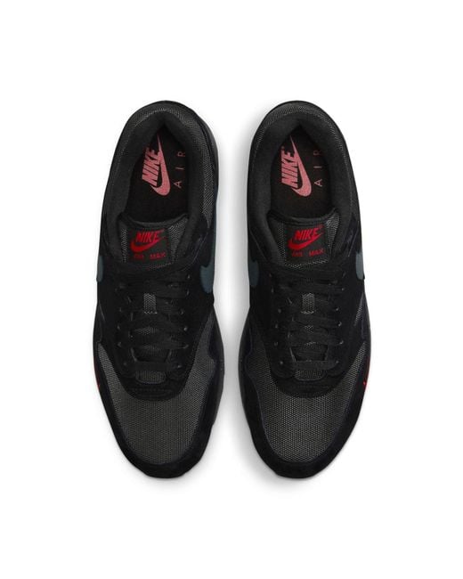 Nike Black Air Max 1 Shoes for men