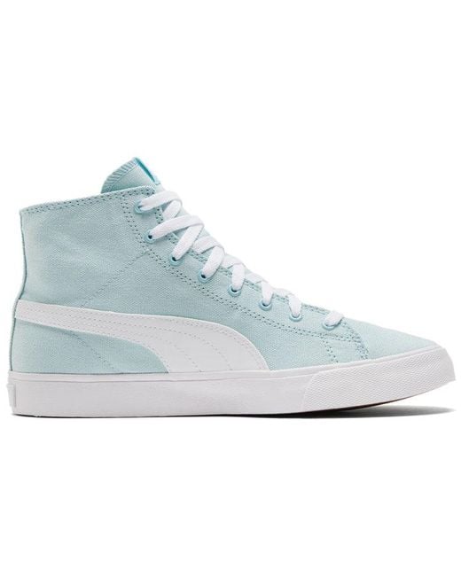 PUMA Blue Bari Mid Sneakers for men