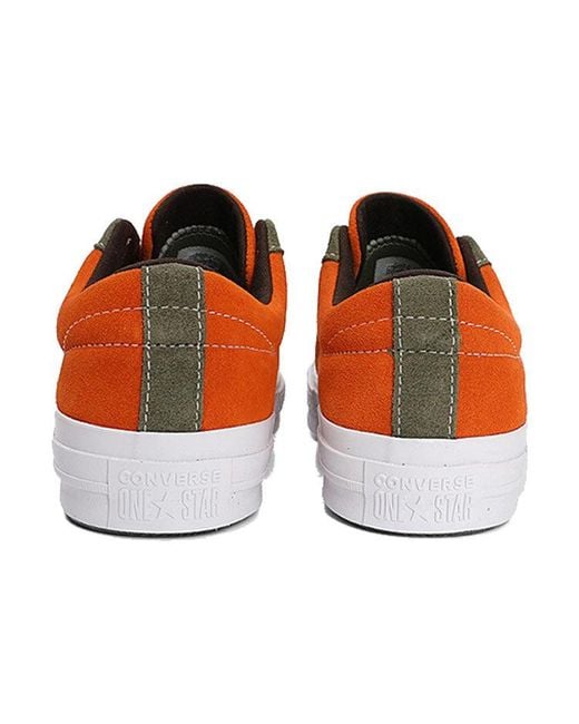 Converse Brown One Star Ox 'Bold Mandarin' for men