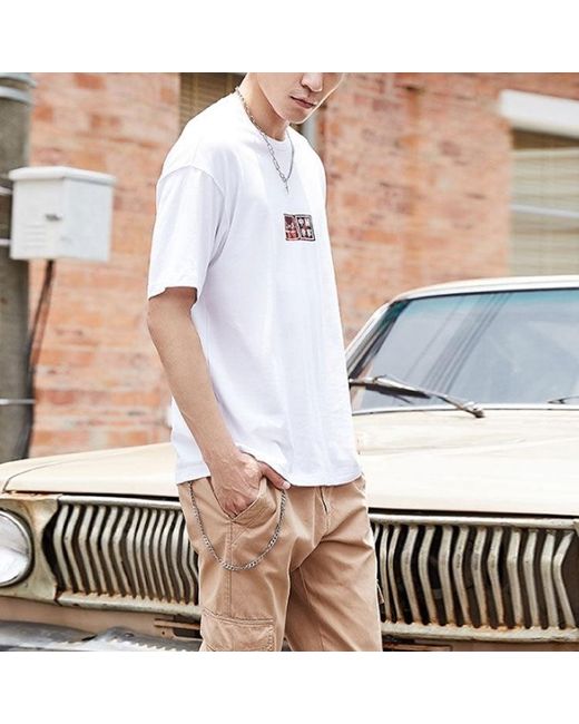 Li-ning Blue X Crossover Word Tee for men