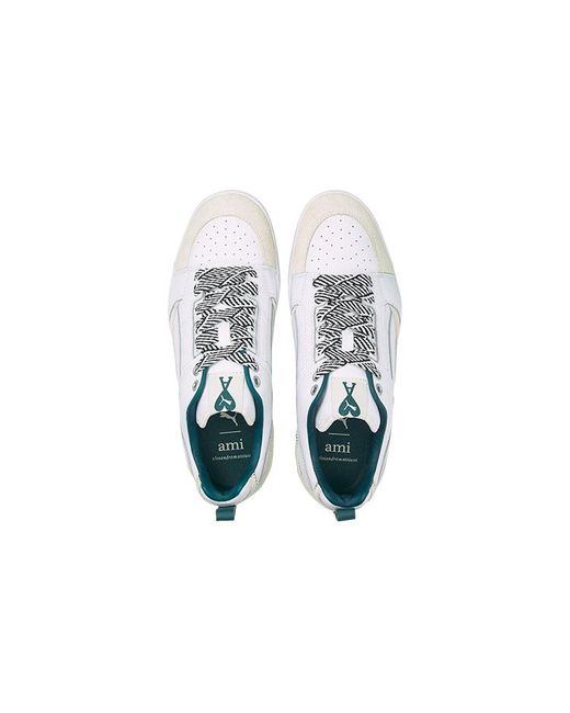 PUMA White Ami X Slipstream Lo Gum' for men