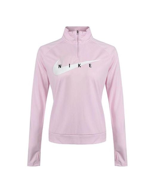 Nike Pink (Wmns) As W Nk Swoosh Run Hz Midlayer Foam