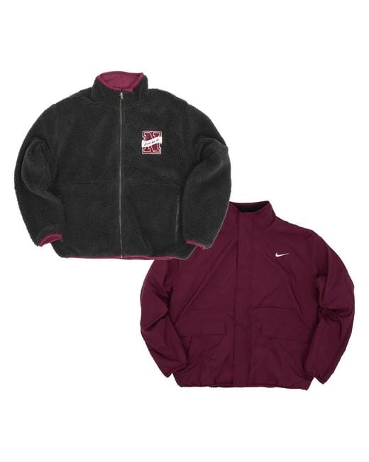 Nike Black Nsw Reversible Winter Jacket for men
