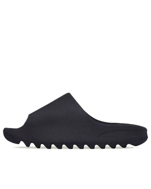 Adidas Blue Yeezy Slide 'Onyx' for men